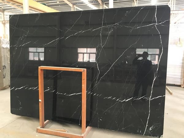 China Nero Marquina Marble Slabs